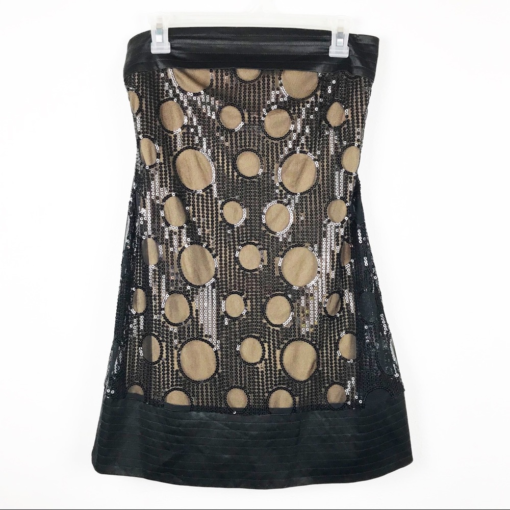 *SOLD* XOXO Black Strapless Dress